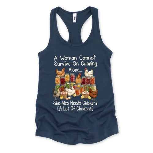 Canning & Chickens Lover Tank Top