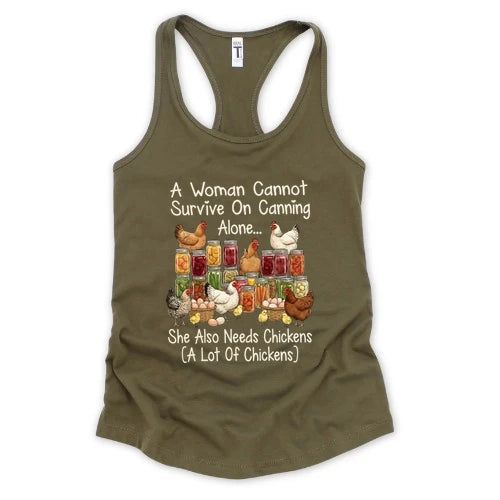 Canning & Chickens Lover Tank Top