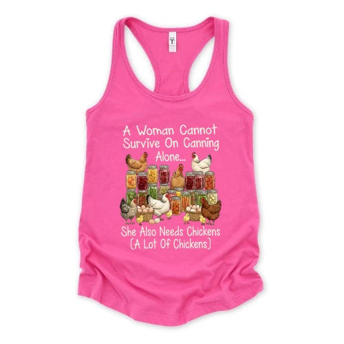 Canning & Chickens Lover Tank Top