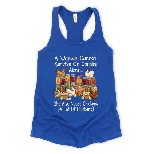 Canning & Chickens Lover Tank Top