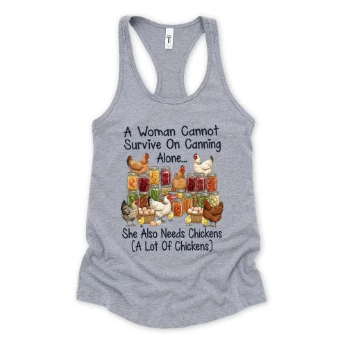 Canning & Chickens Lover Tank Top