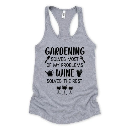 Wine Solves Problems Tank Top