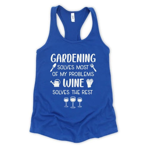 Wine Solves Problems Tank Top