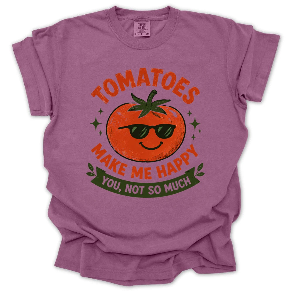 Tomatoes Make Me Happy T-shirt