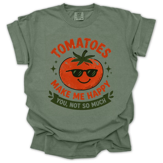 Tomatoes Make Me Happy T-shirt
