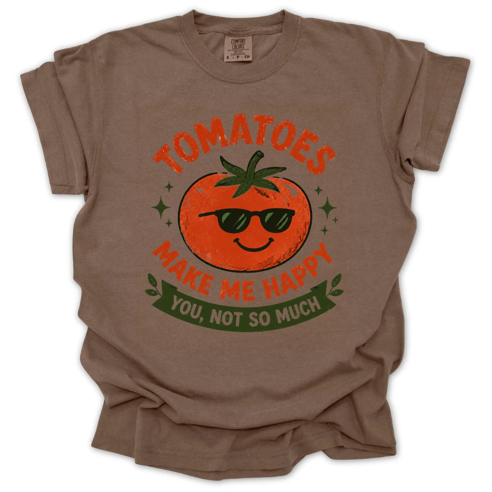 Tomatoes Make Me Happy T-shirt