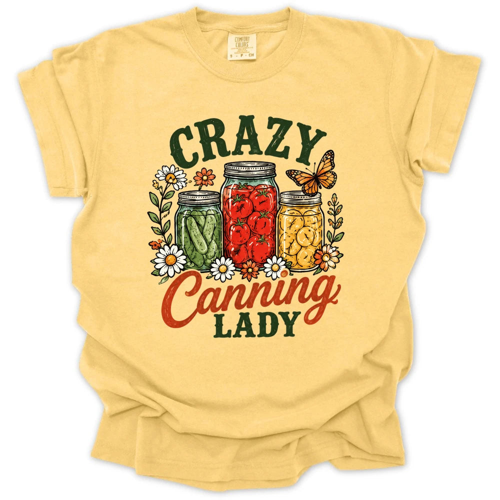 CRAZY Canning LADY T-shirt