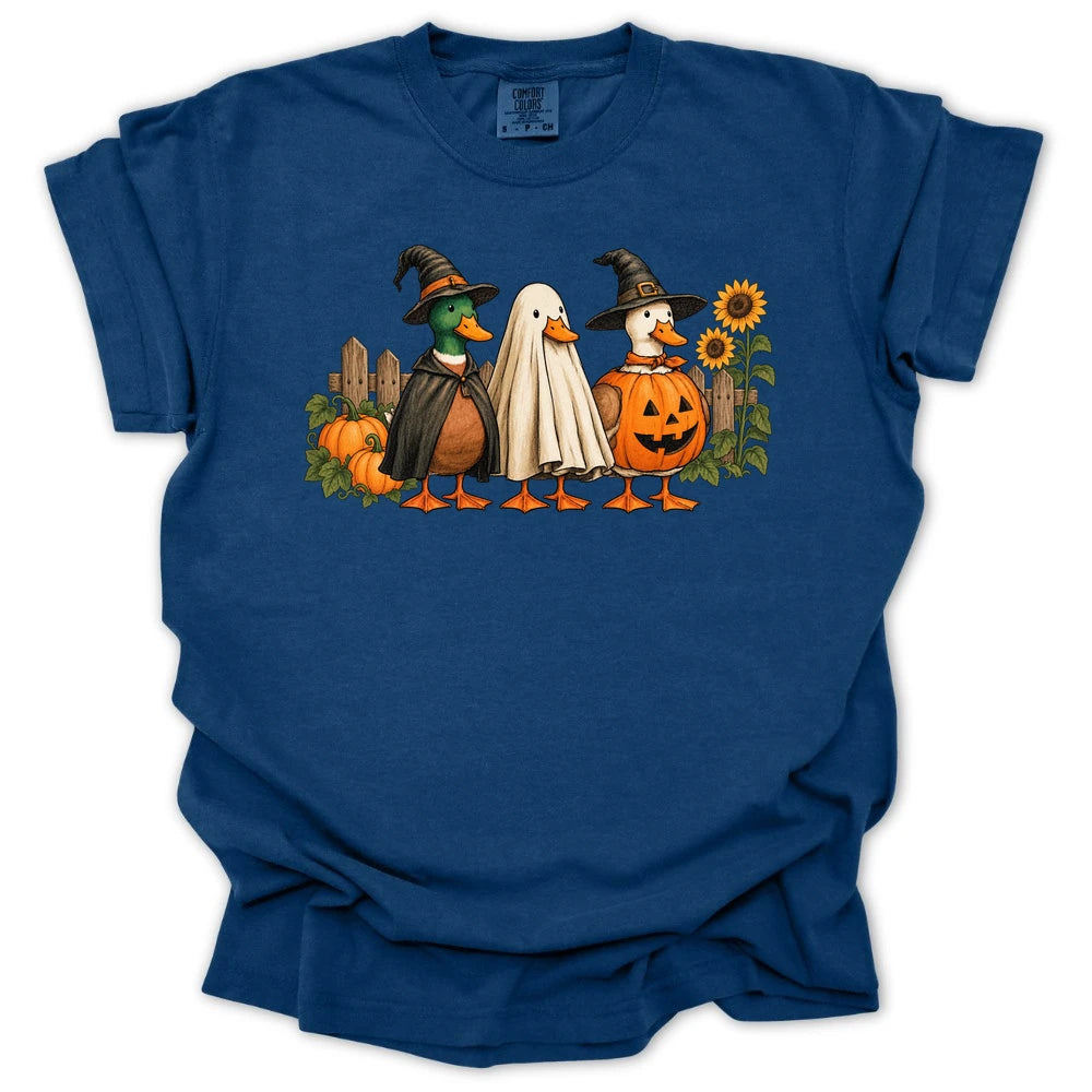 Spooky Garden Ducks T-shirt