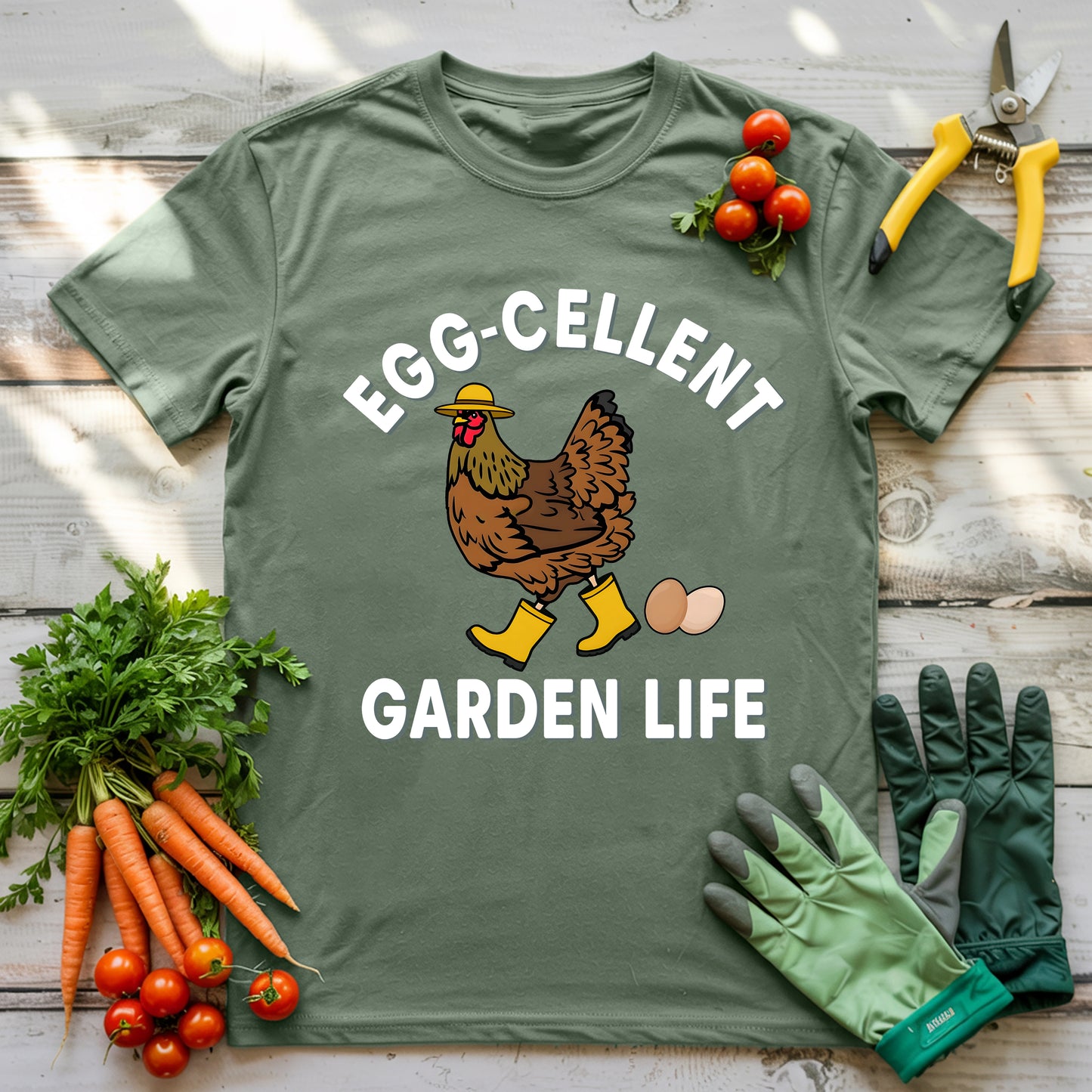 Egg-Cellent Garden Life T-Shirt