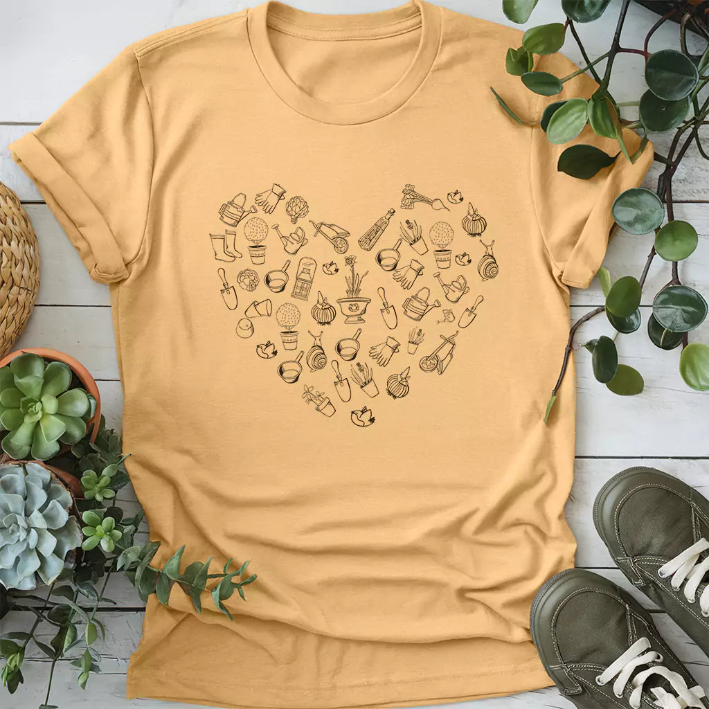 Garden Heart Sketch T-Shirt