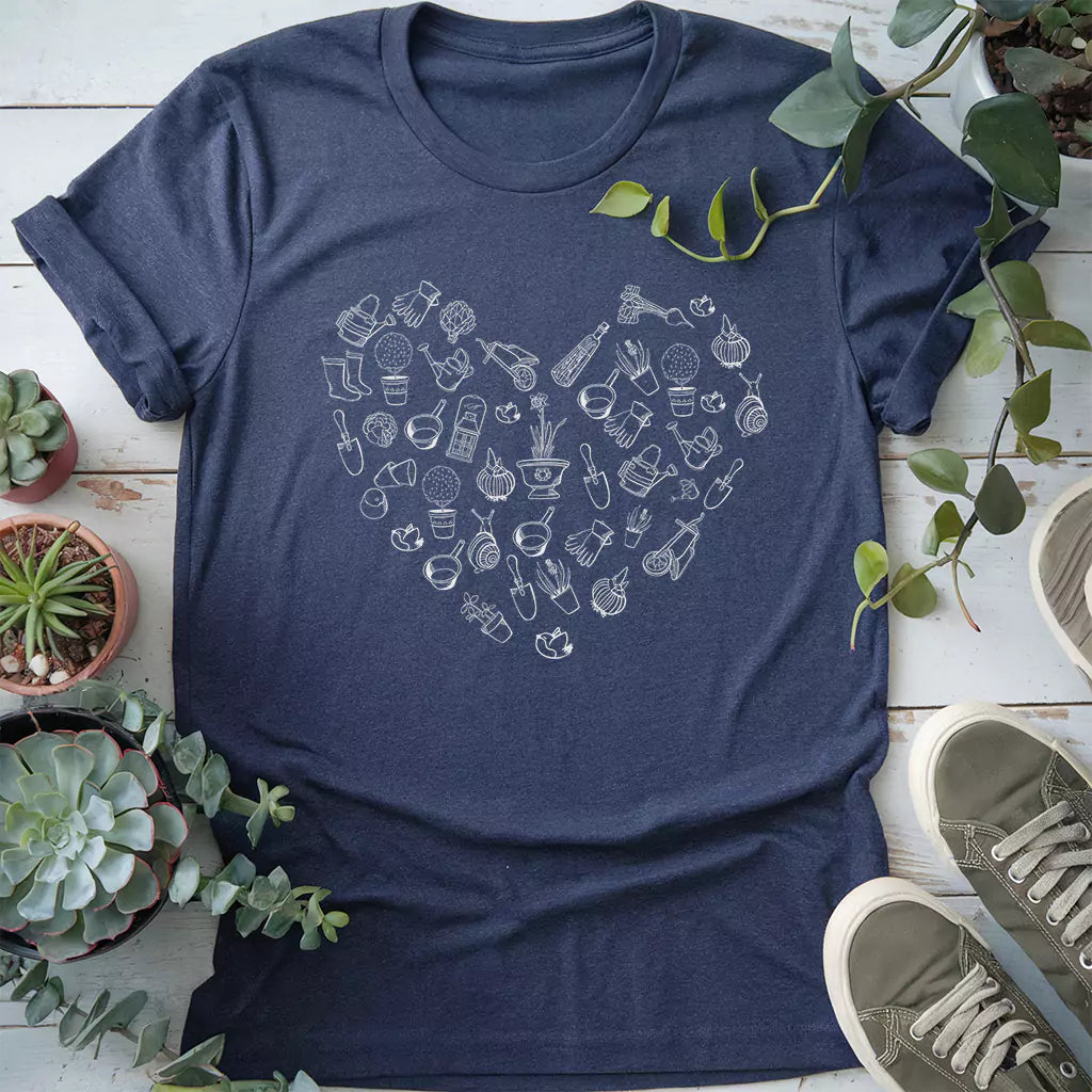 Garden Heart Sketch T-Shirt