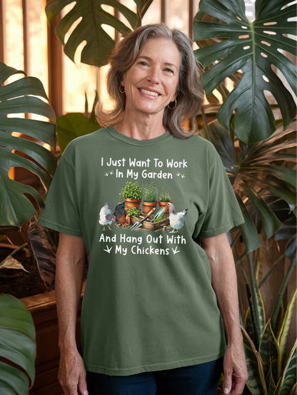 Garden & Chickens T-Shirt