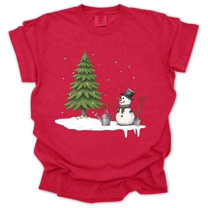 Garden Snowman T-Shirt