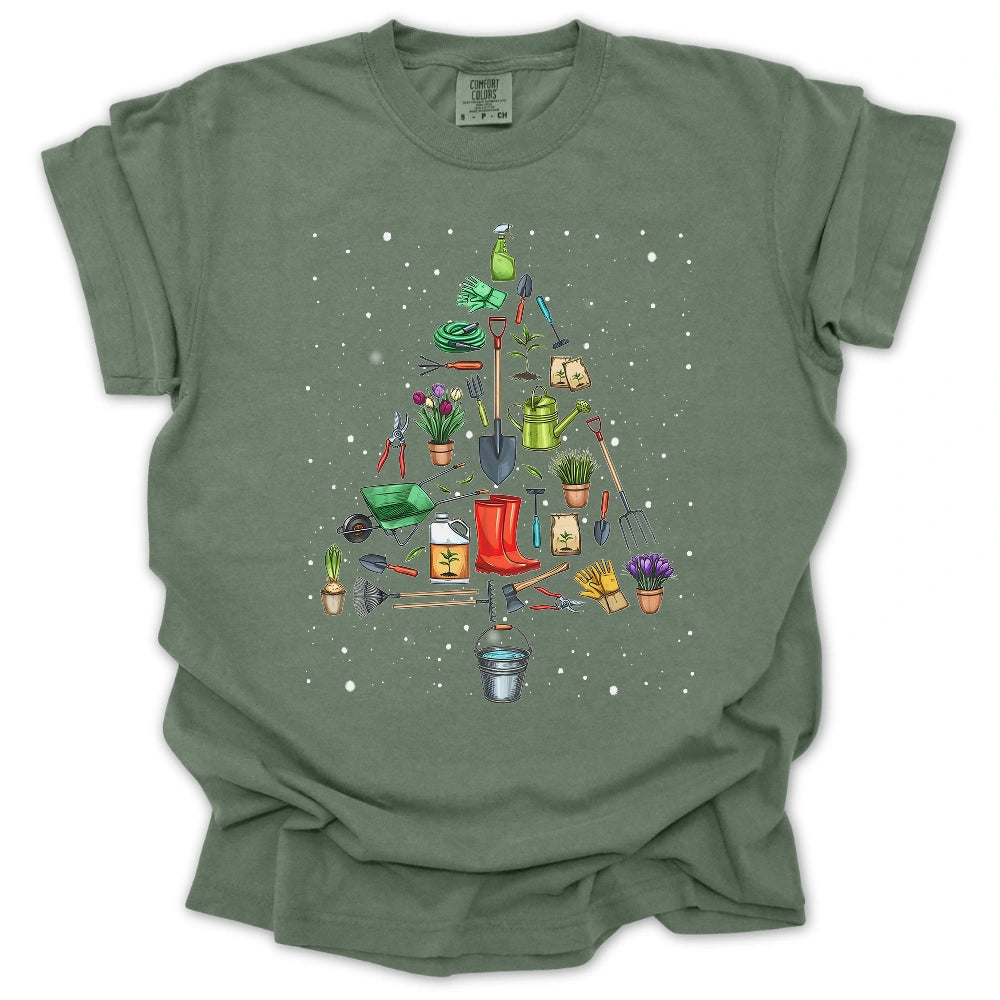 Garden Christmas Tree T-Shirt