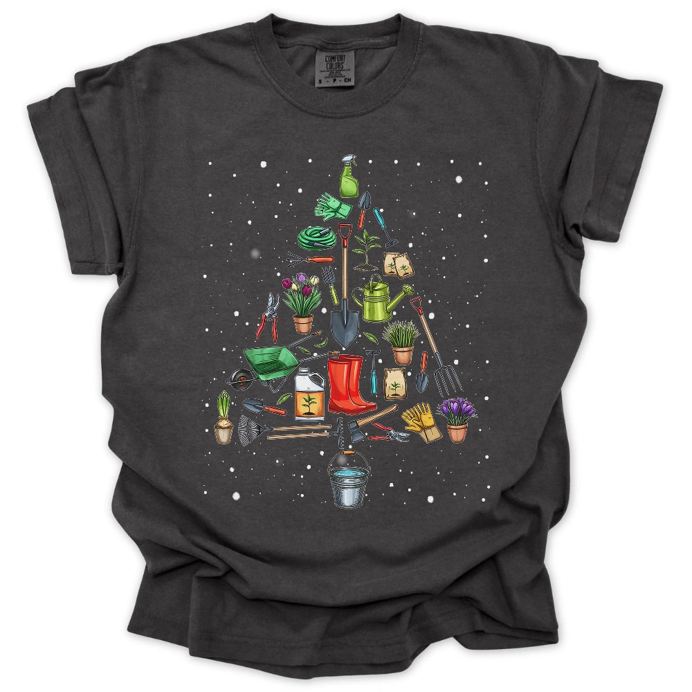 Garden Christmas Tree T-Shirt