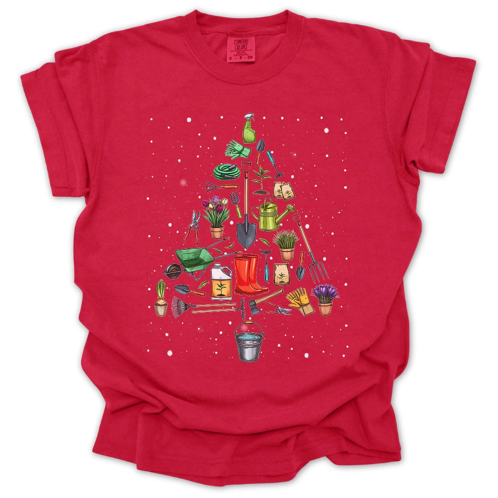 Garden Christmas Tree T-Shirt