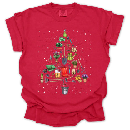 Garden Christmas Tree T-Shirt