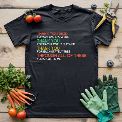 Gardener’s Prayer T-shirt