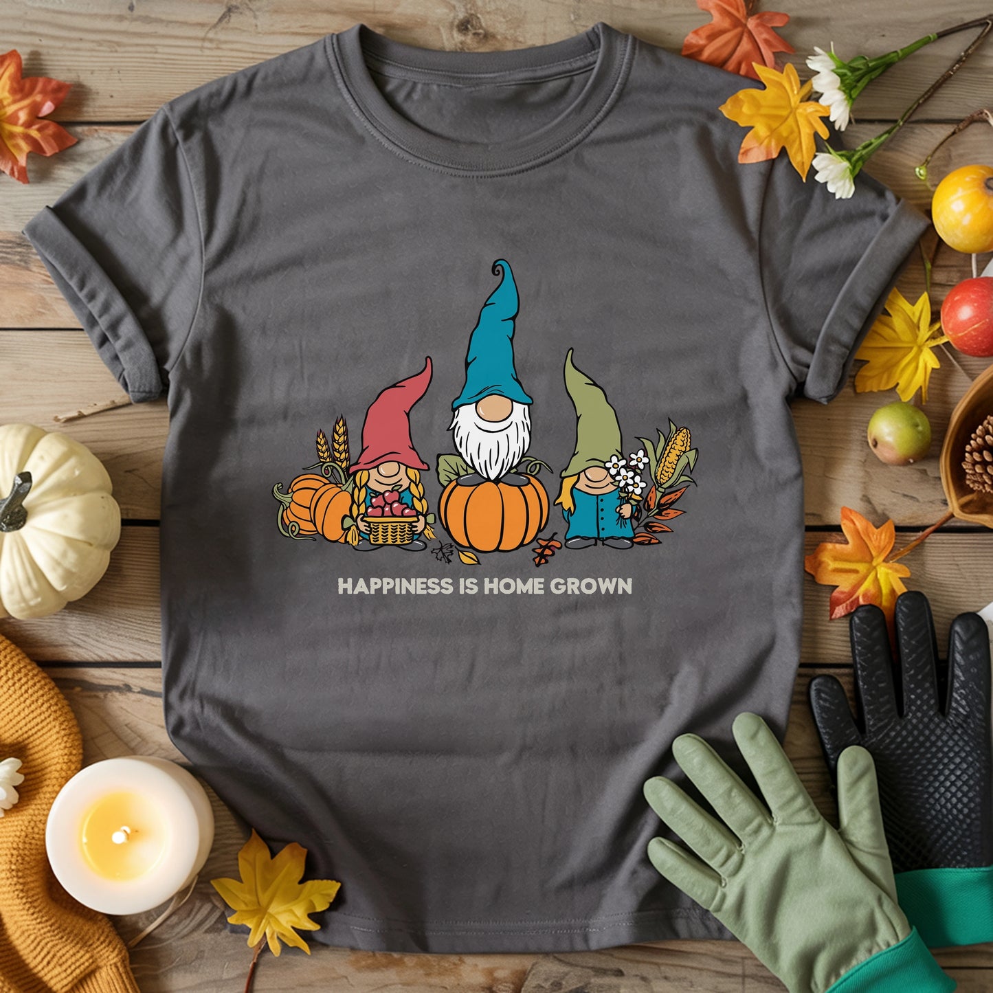 Hapiness is Homegrown T-shirt