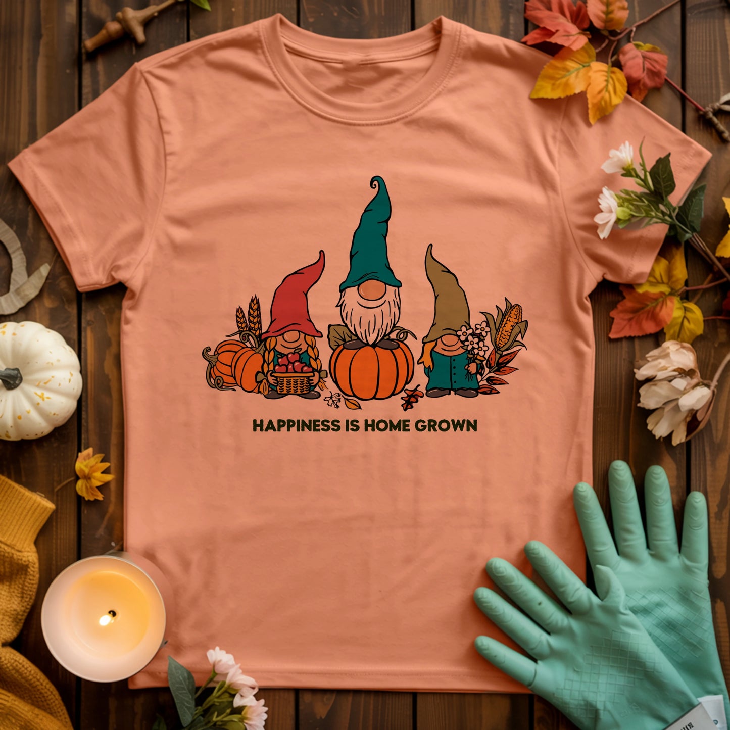 Hapiness is Homegrown T-shirt