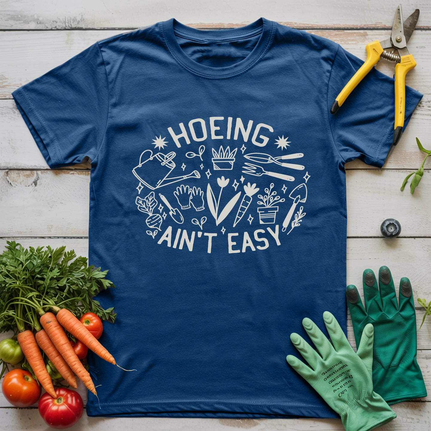 Hoeing Ain't Easy T-Shirt