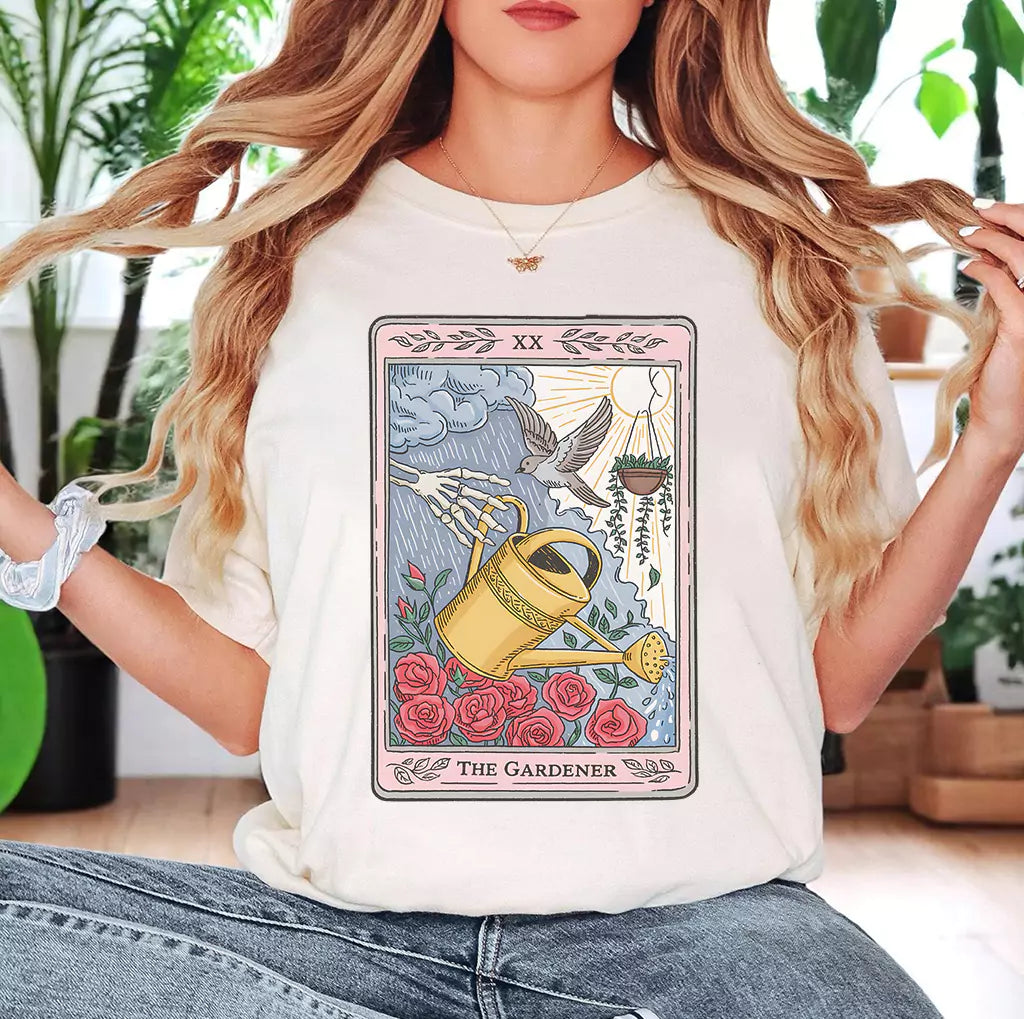 Gardener Tarot Card T-Shirt