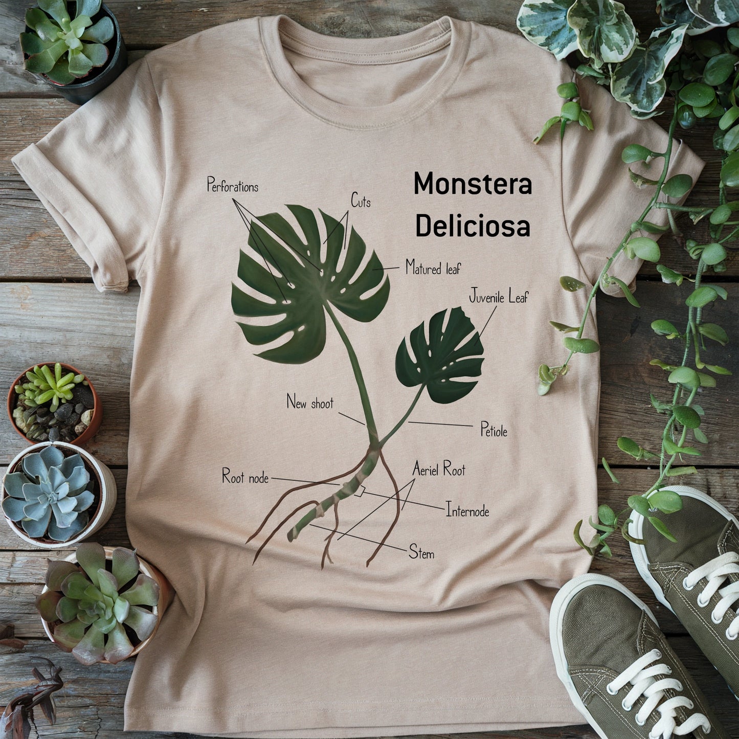 Monstera Anatomy T-Shirt