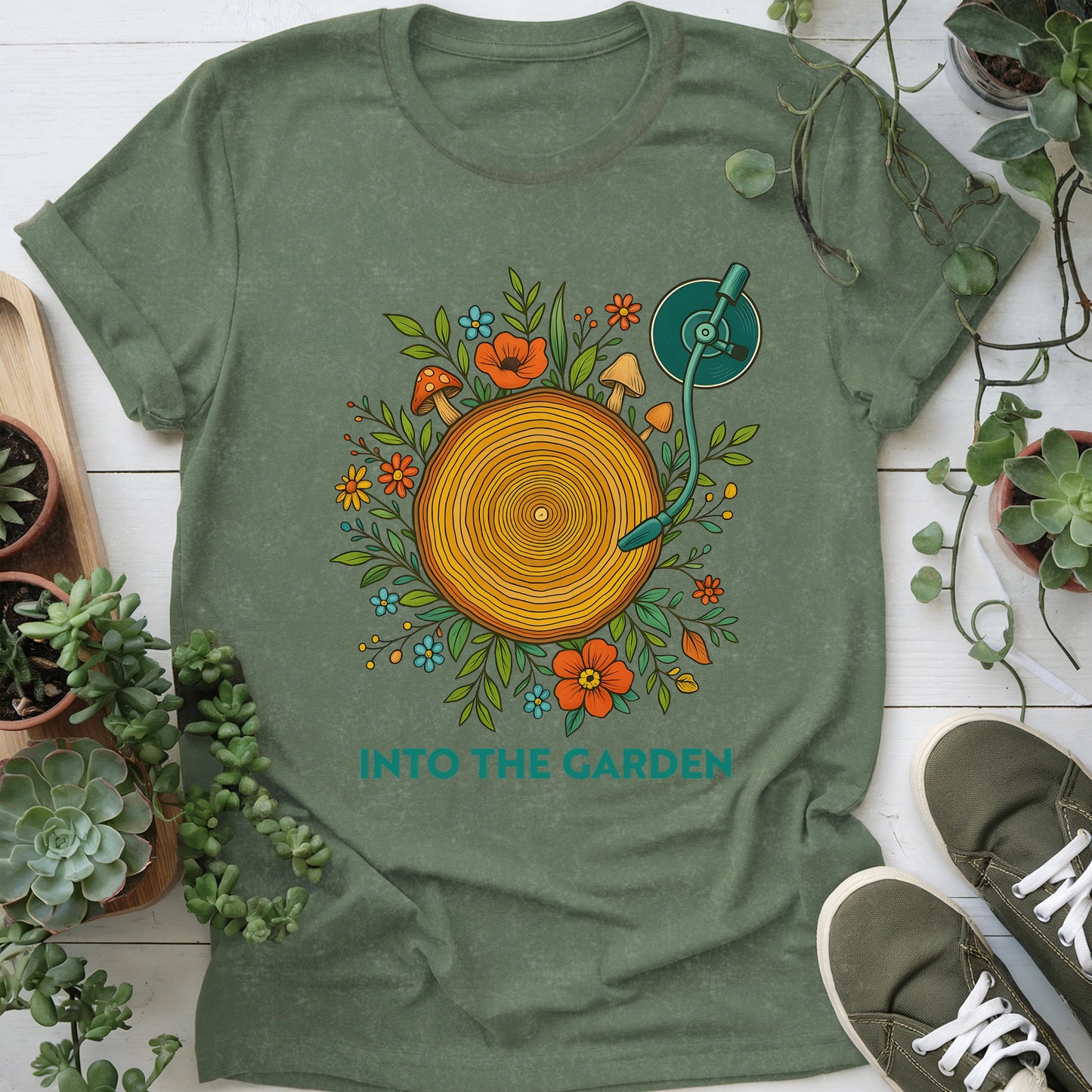 Garden Vinyl T-shirt