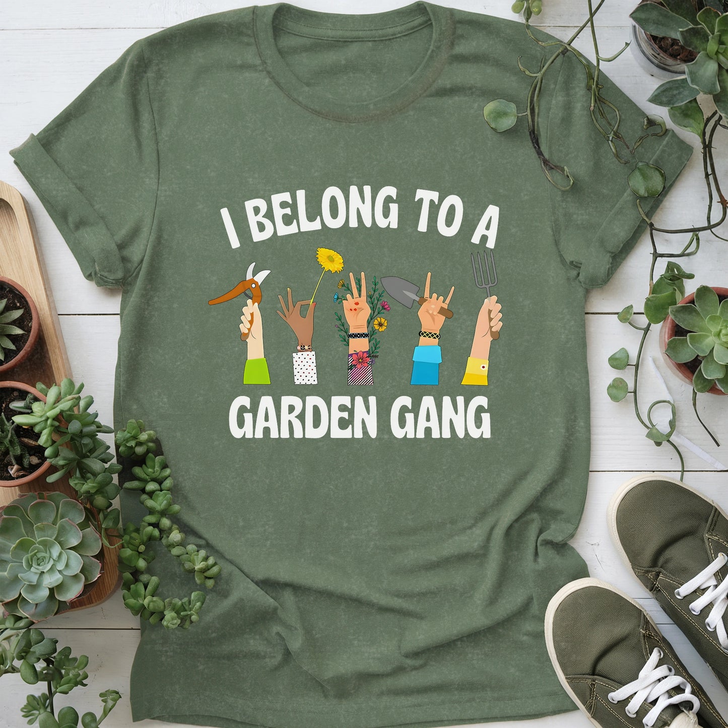 I Belong To A Garden Gang T-shirt