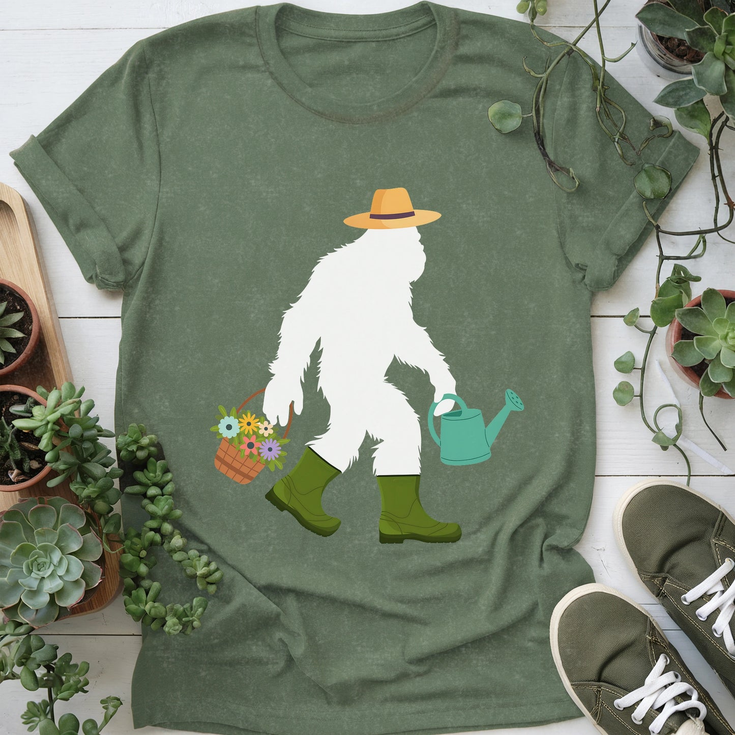 Bigfoot Gardener T-shirt