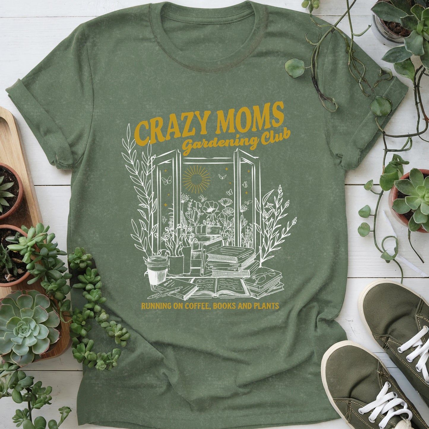 Crazy Mom Gardening Club T-Shirt