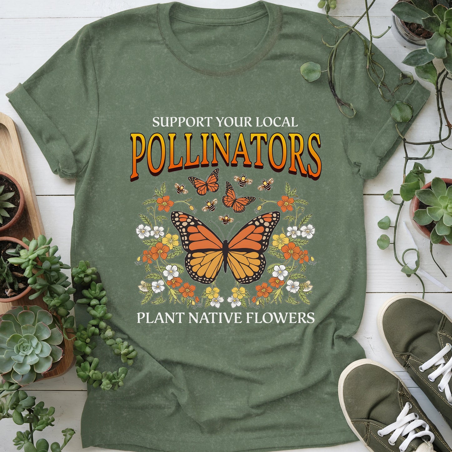 Support Your Local Pollinators T-Shirt