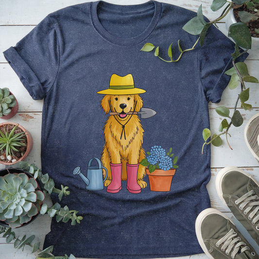 Golden Retriever Gardener T-shirt