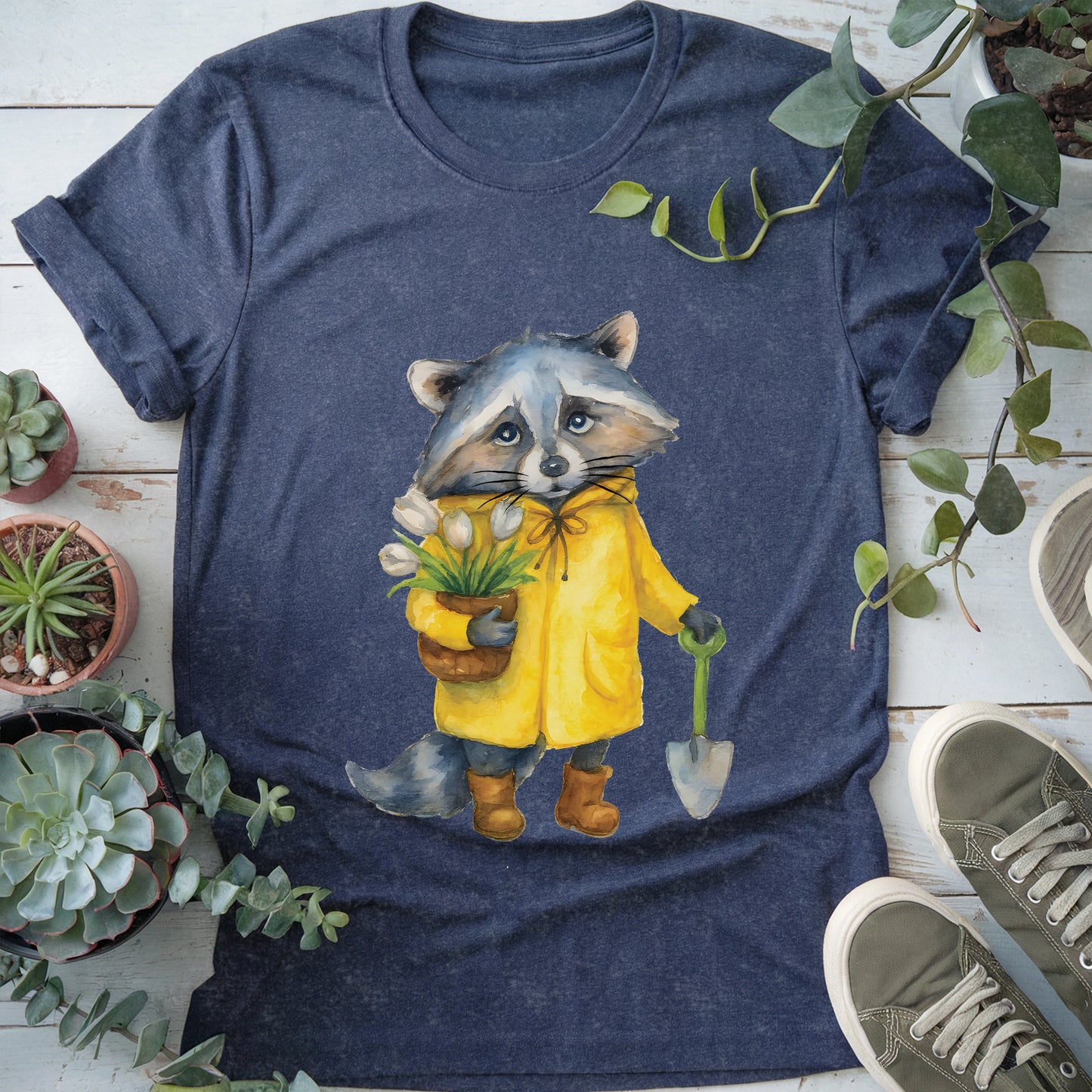 Raccoon Gardener T-shirt