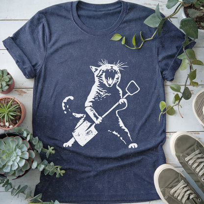 Rock Cat Gardening T-shirt