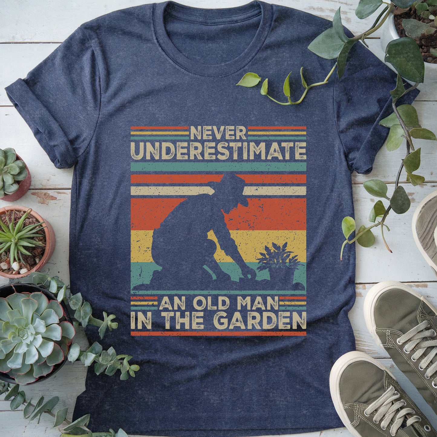 Old Man In The Garden T-Shirt