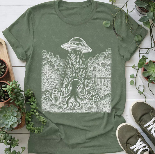 UFO Octopus Garden T-Shirt