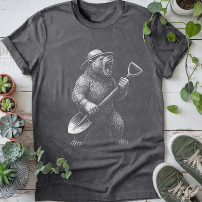 Gardening Bear Rock T-shirt