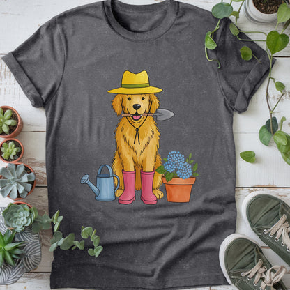 Golden Retriever Gardener T-shirt