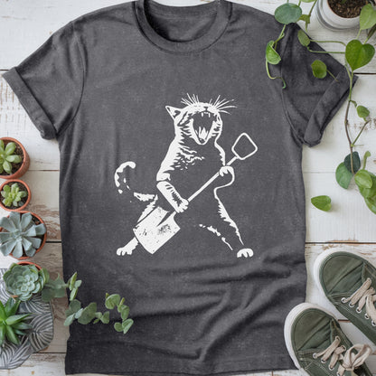 Rock Cat Gardening T-shirt