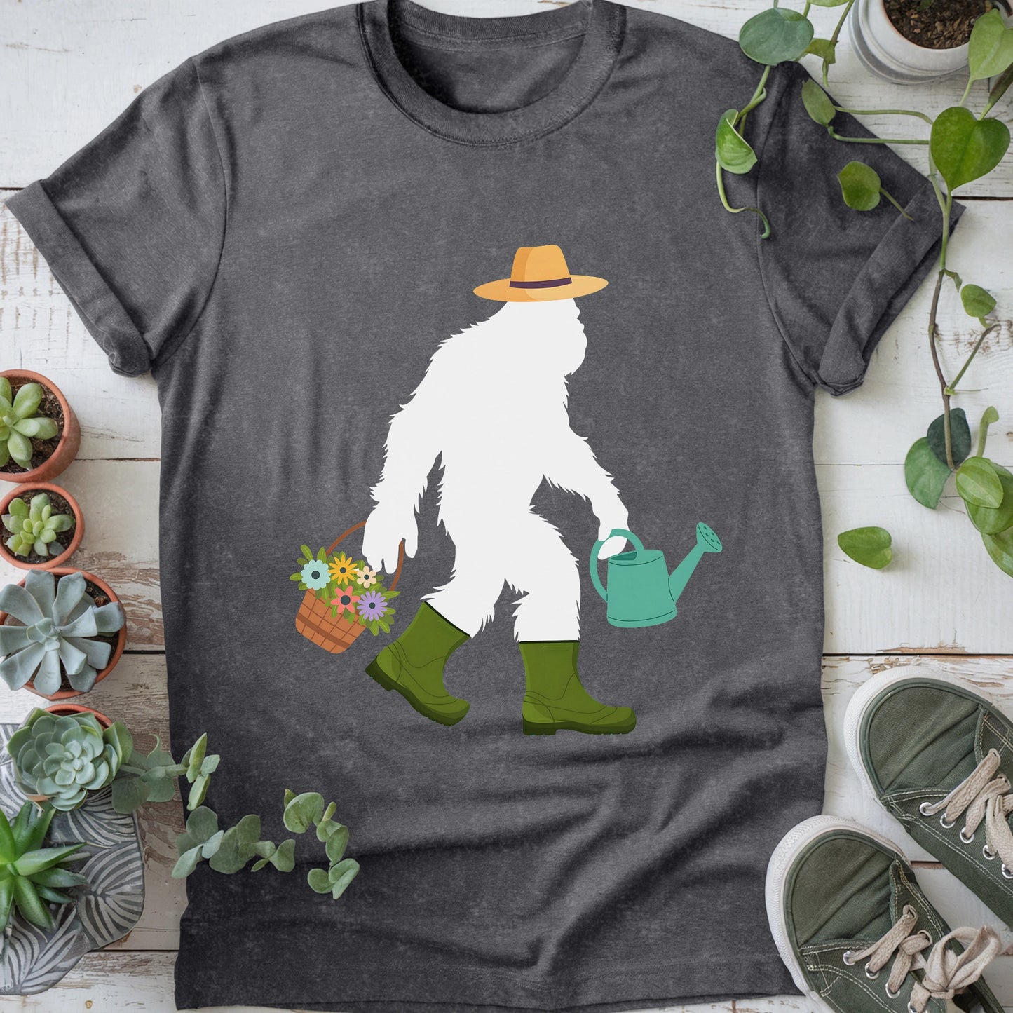 Bigfoot Gardener T-shirt