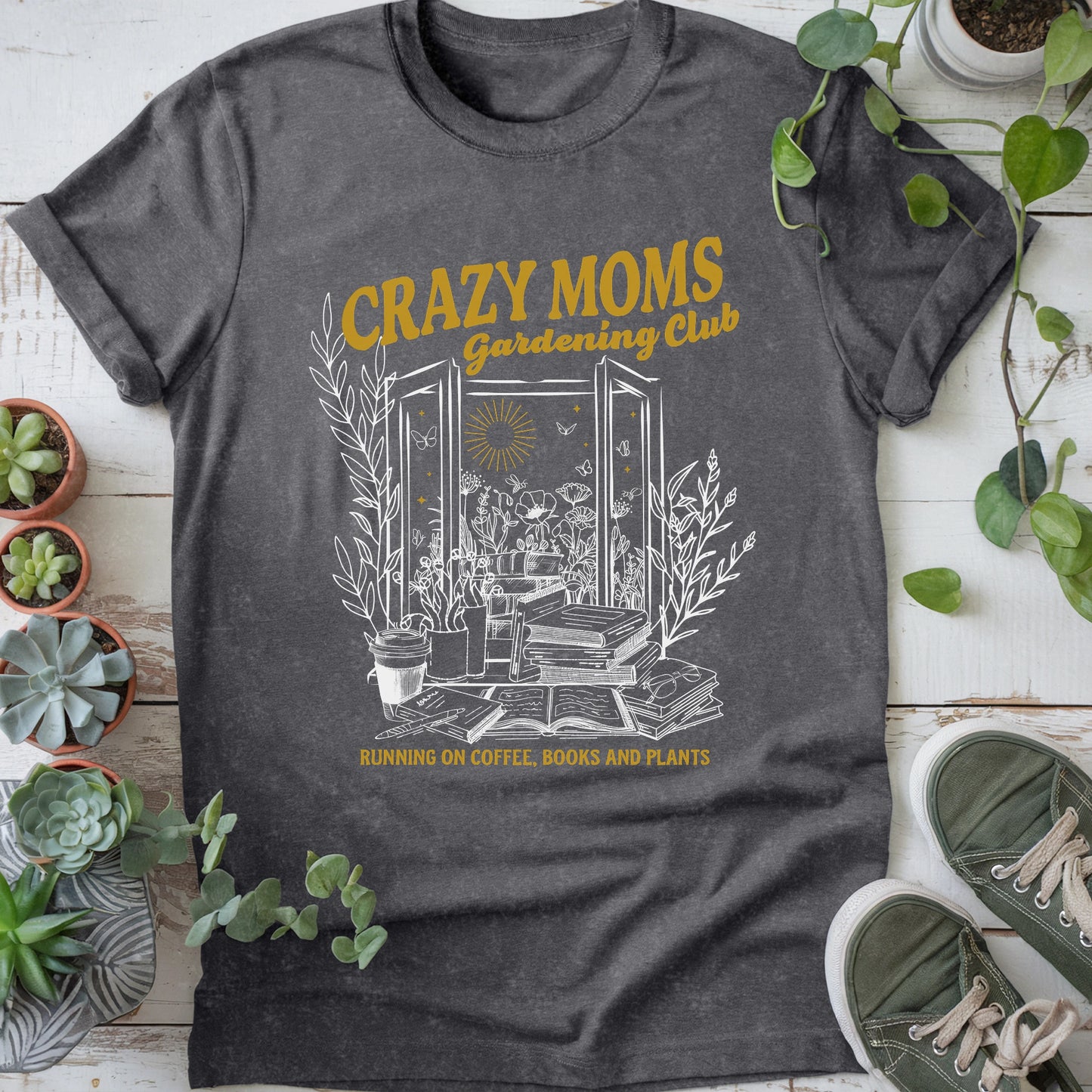 Crazy Mom Gardening Club T-Shirt