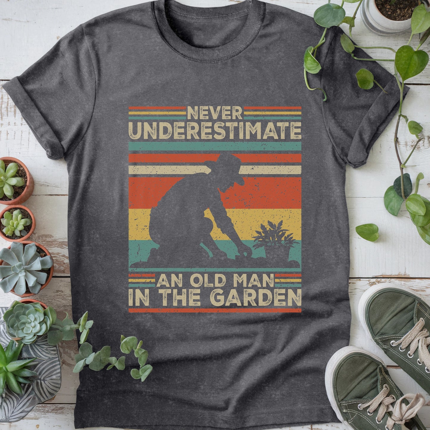 Old Man In The Garden T-Shirt