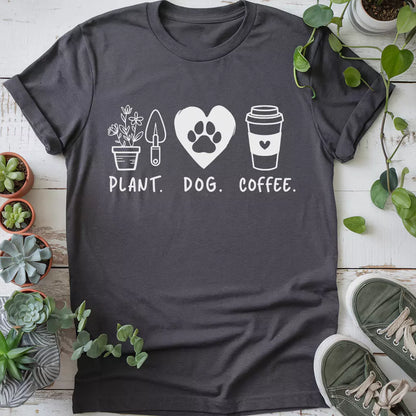 Plants Dog Coffee T-Shirt