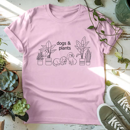 Plants & Dog T-Shirt