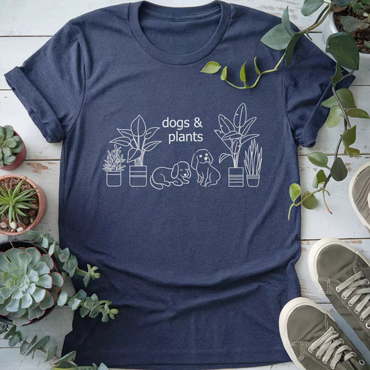 Plants & Dog T-Shirt