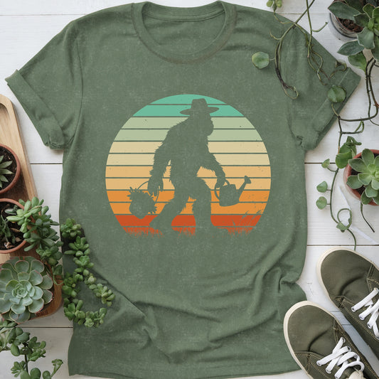 Gardening Bigfoot T-shirt