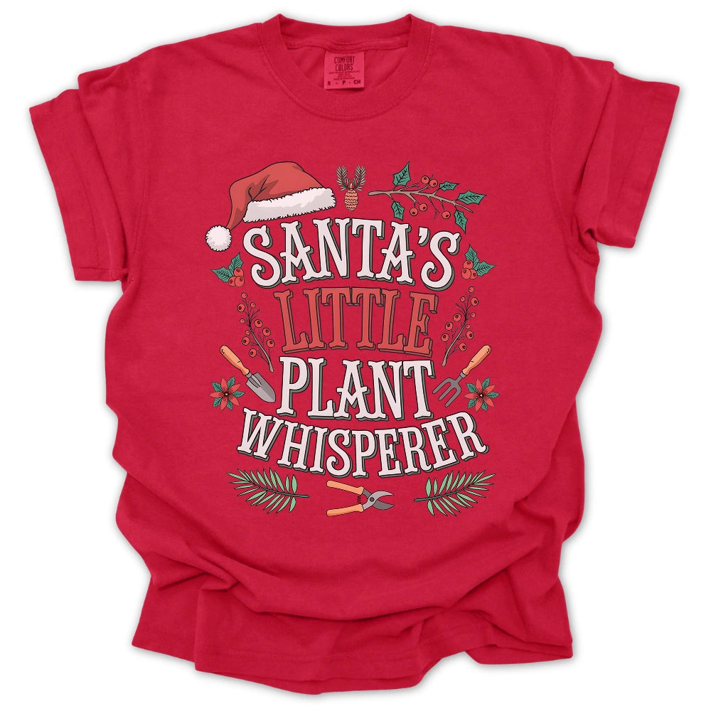 Santa's Little Plant Whisperer T-Shirt