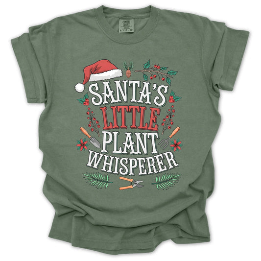Santa's Little Plant Whisperer T-Shirt