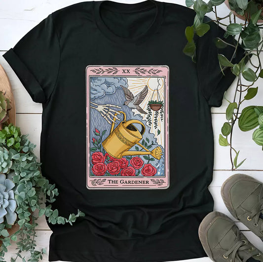 Gardener Tarot Card T-Shirt